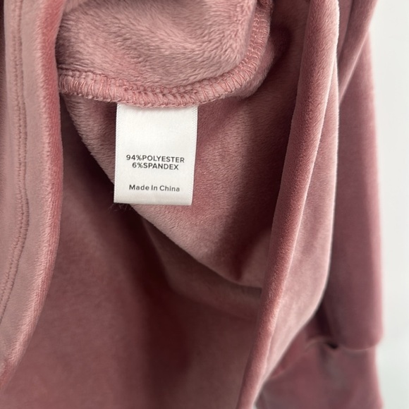 Evereve Milo Cozy Funnel Pullover Pink Large - Picture 6 of 8